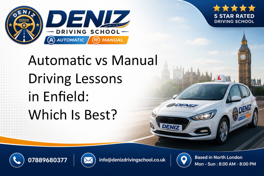 Automatic vs Manual Driving Lessons in Enfield: Which Is Best?