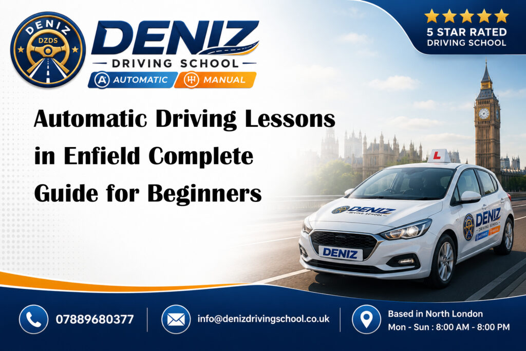 Automatic Driving Lessons in Enfield Complete Guide for Beginners