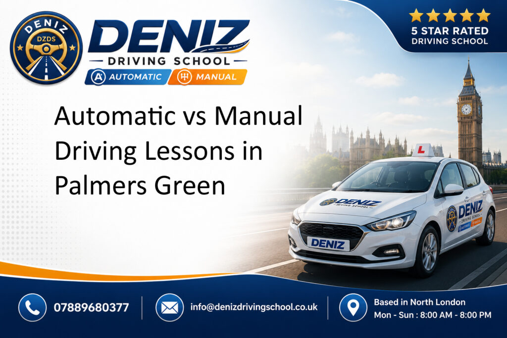 Automatic vs Manual Driving Lessons in Palmers Green
