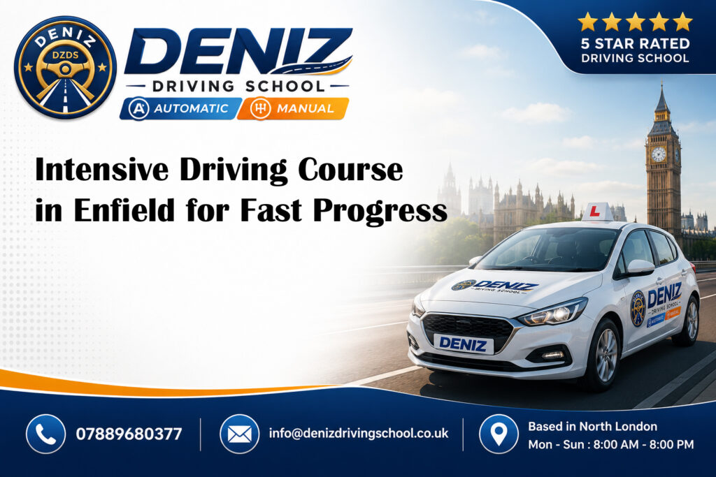 Intensive Driving Course in Enfield for Fast Progress