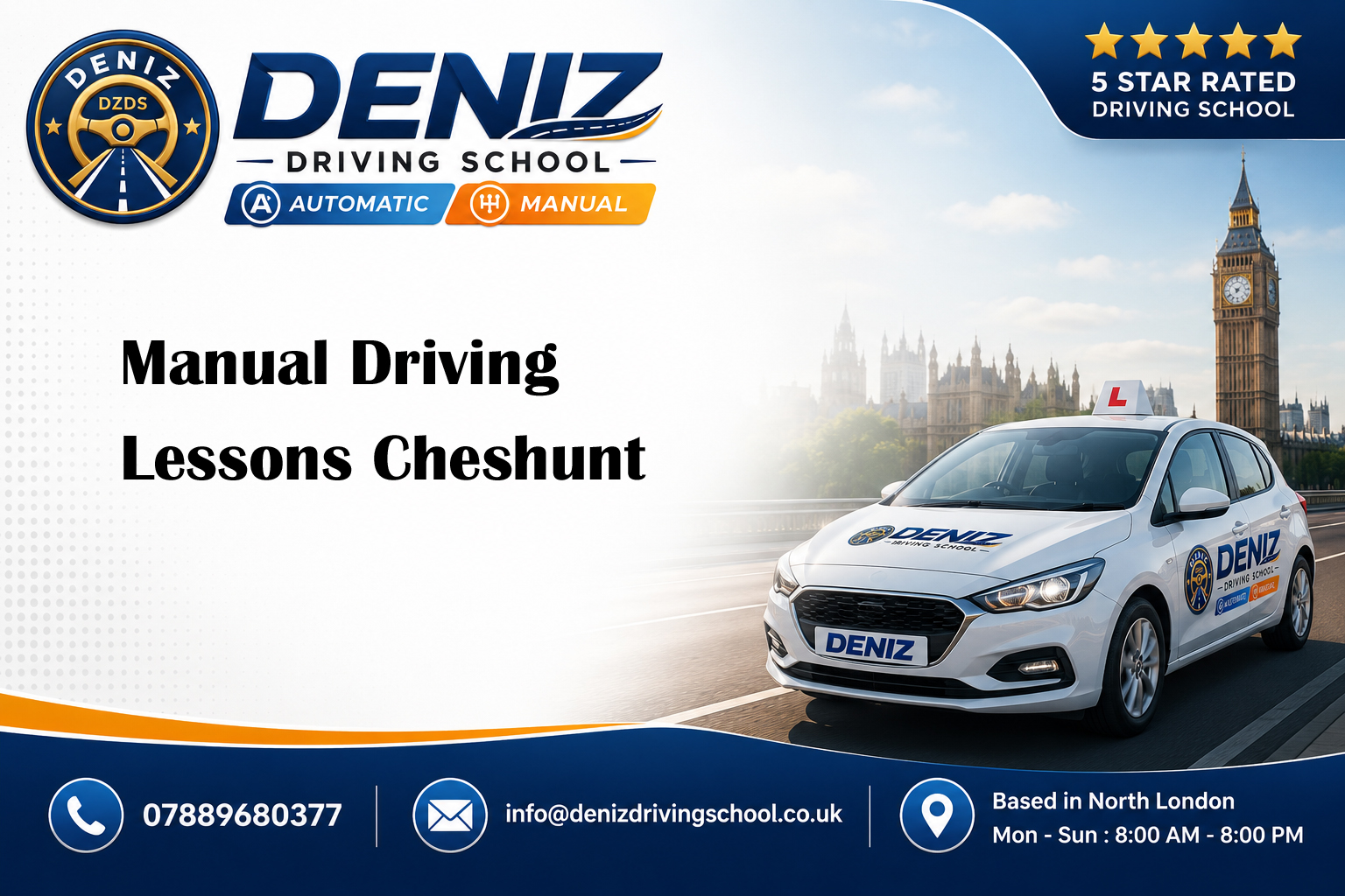 Manual Driving Lessons Cheshunt