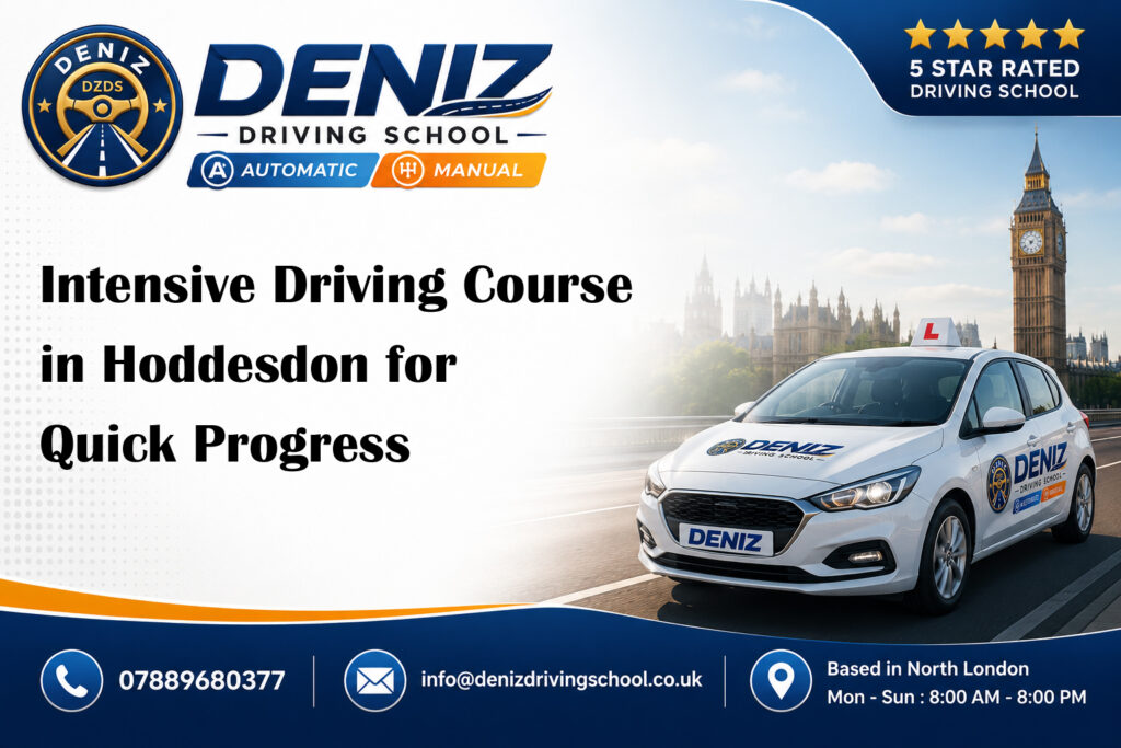 Intensive Driving Course in Hoddesdon for Quick Progress