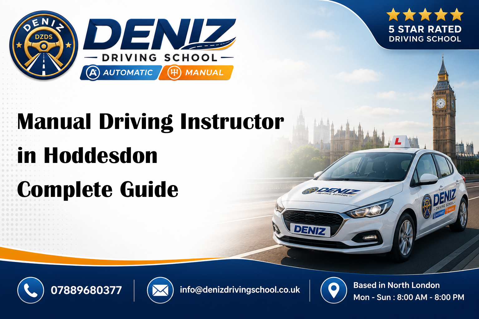 Manual Driving Instructor in Hoddesdon Complete Guide